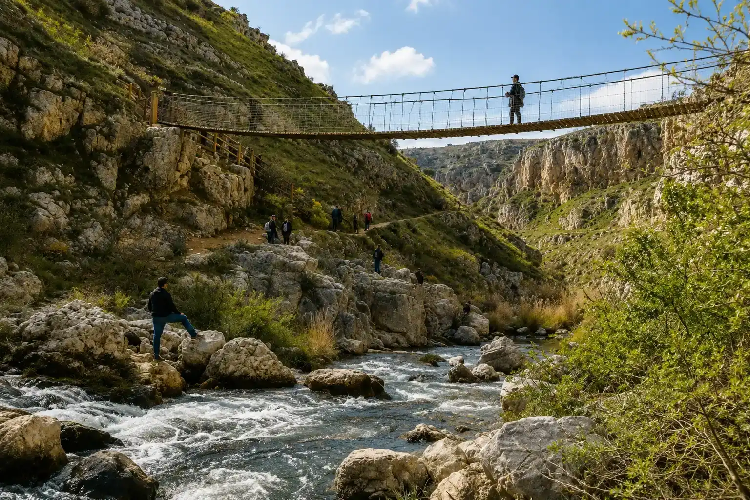 Ponte Tibetano della Gravina